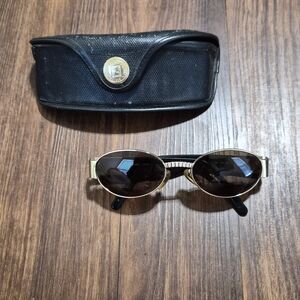 Fendi Gold and Black Sunglasses